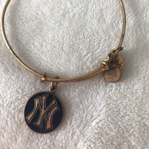 NY Yankees Alex and Ani gold bracelet